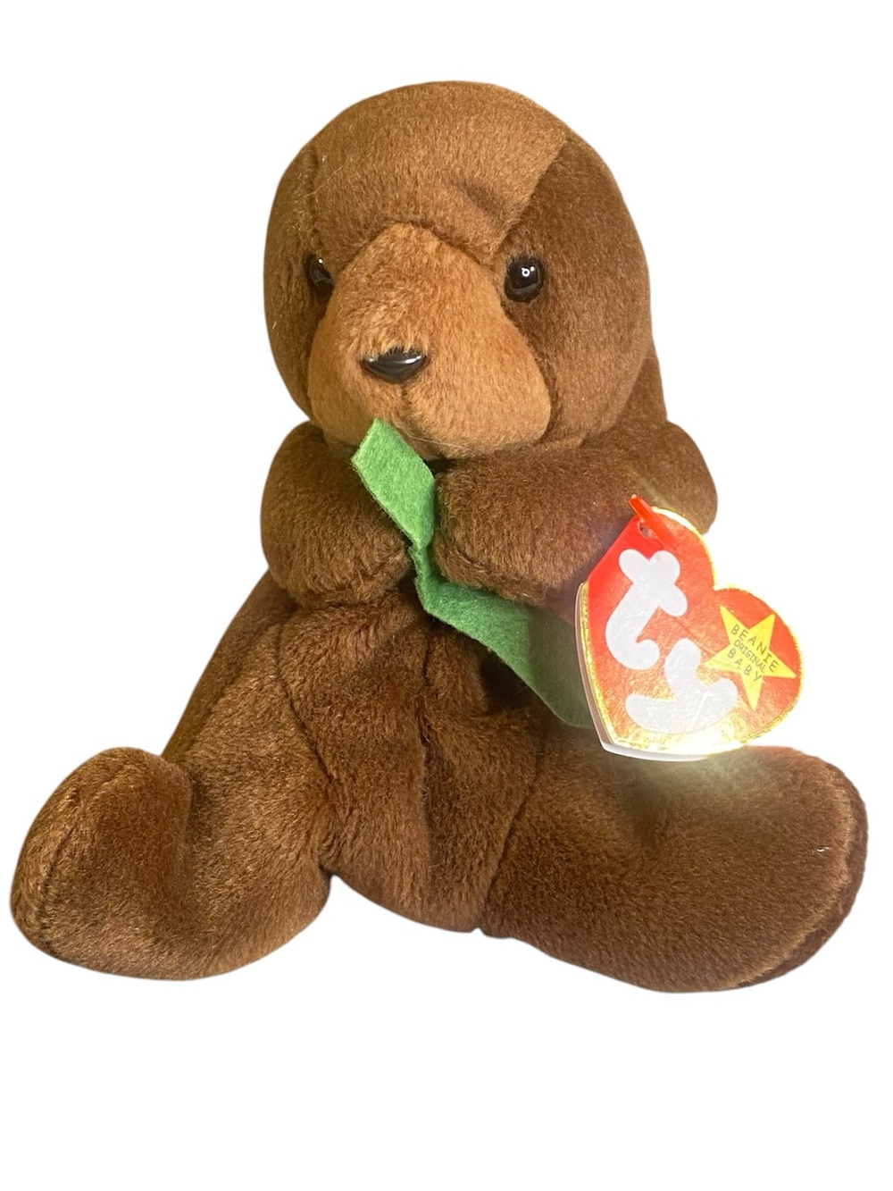 TY Beanie Babies Seaweed the Otter 1996 Original Retired Vintage Stuffed Plush